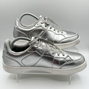 RedTape RTE-3186 Men's US 10 Casual Athletic Shoes Silver White Lace Up Sneakers